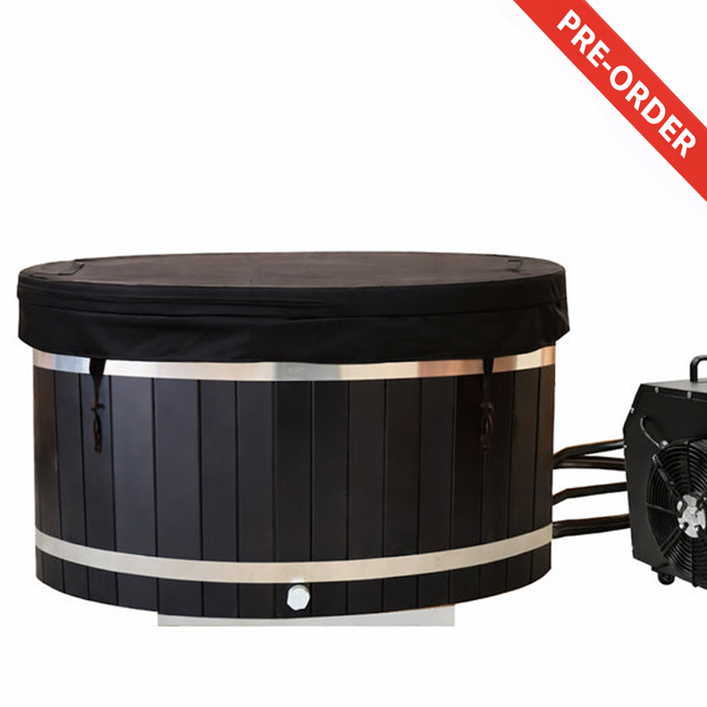 Serenify Black Ellipse Duo Ice Bath