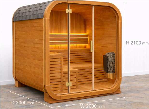 Serenify Nautilus 2000 (4–6 Person Sauna)