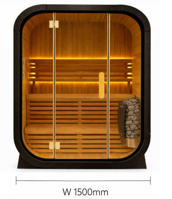 Serenify Solace 1-3 People Indoor / Outdoor Sauna