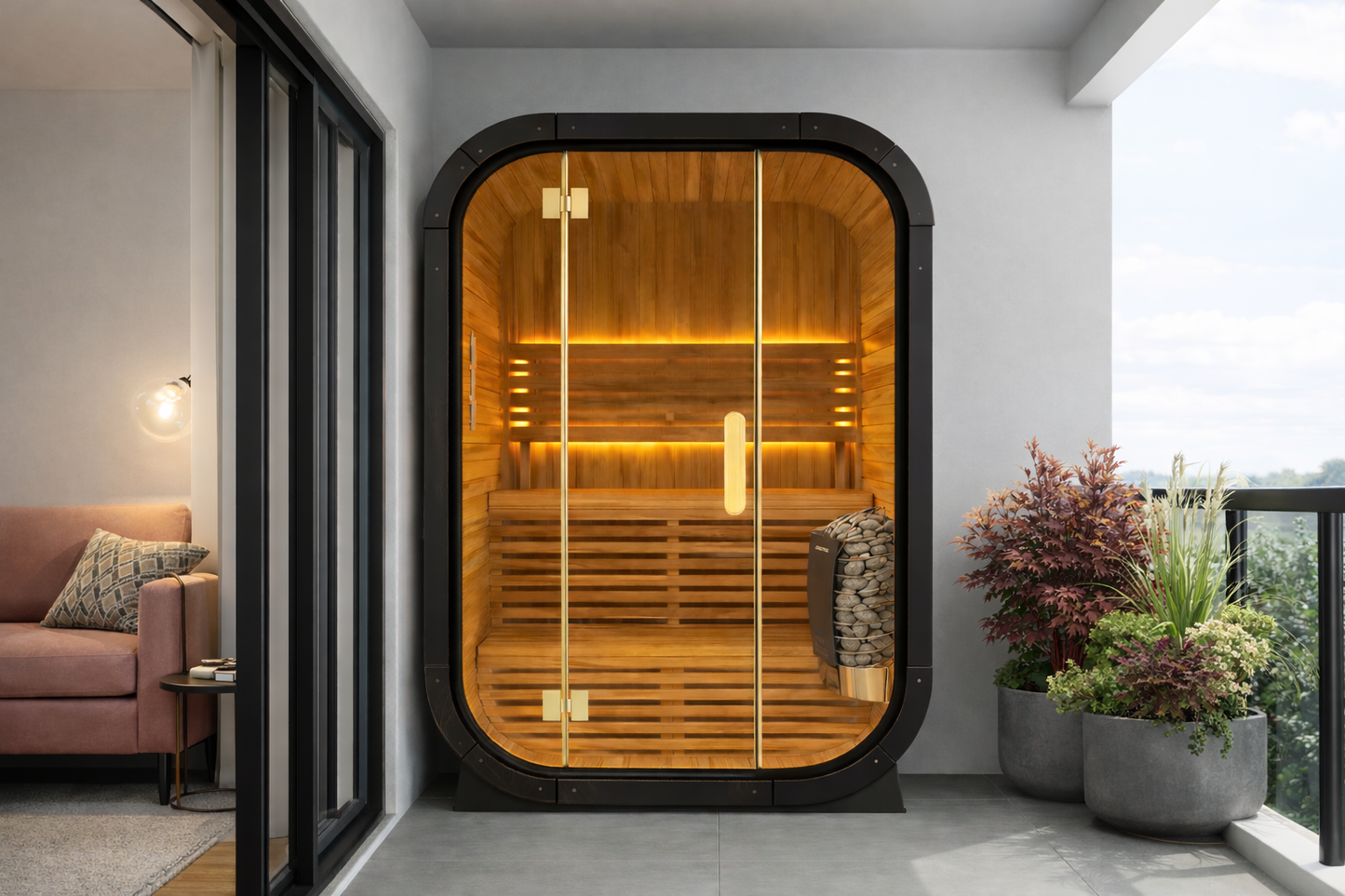 Serenify Solace 1-3 People Indoor / Outdoor Sauna